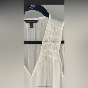 Banana Republic sheer sleeveless blouse